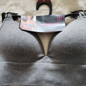 No Boundaries Gray Molded Cup Bra